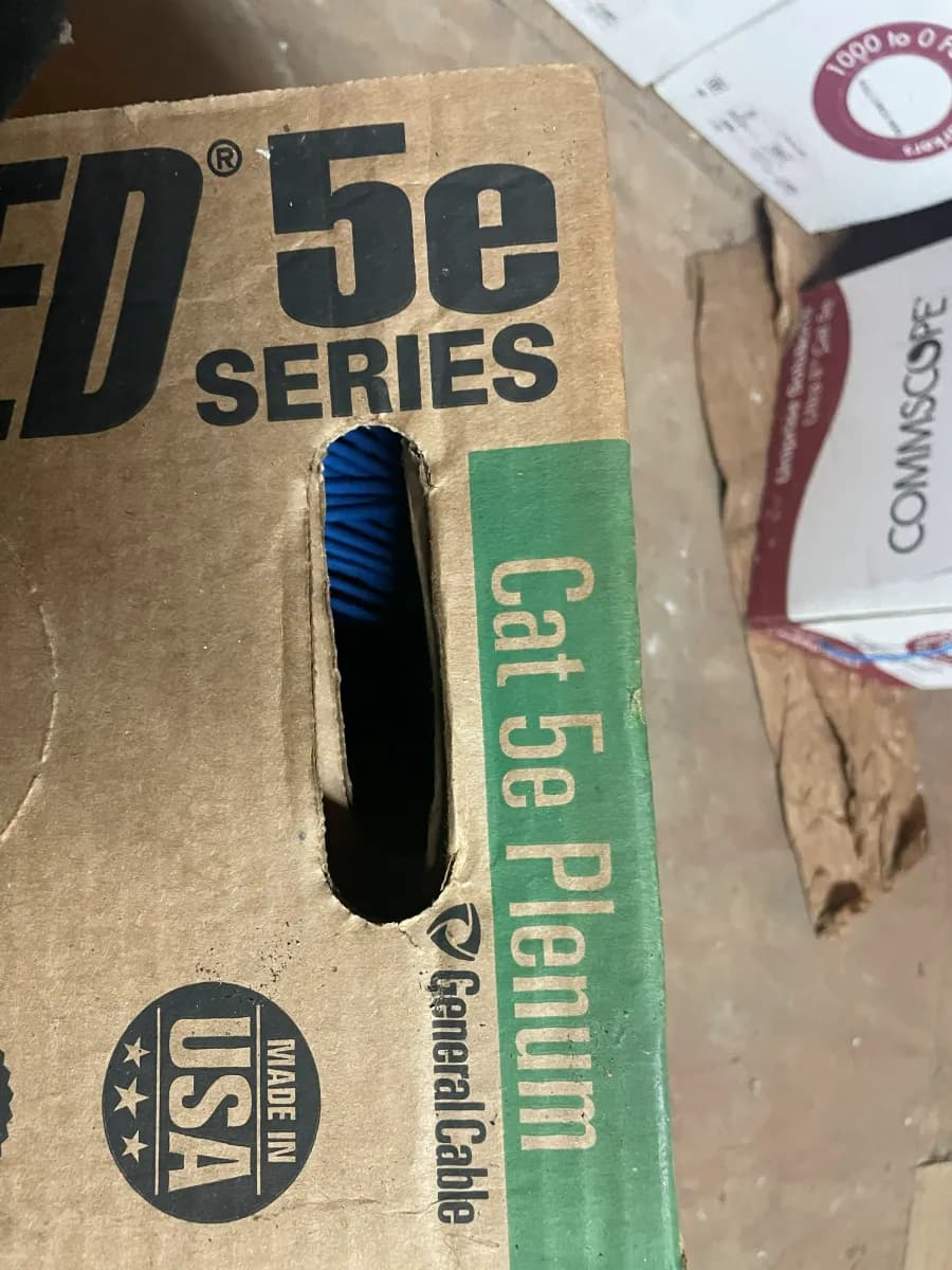 General Cable GenSPEED 5000 Cat5e CMP Plenum - 1000 ft (Blue)